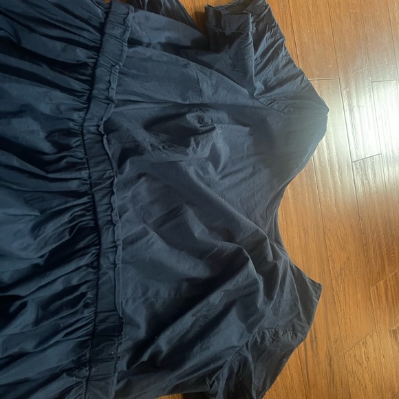 Eloquii Back Tie Navy Midi Dress Size 18 - Picture 2 of 5